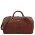 Lisbona - Travel leather duffle bag - Large size